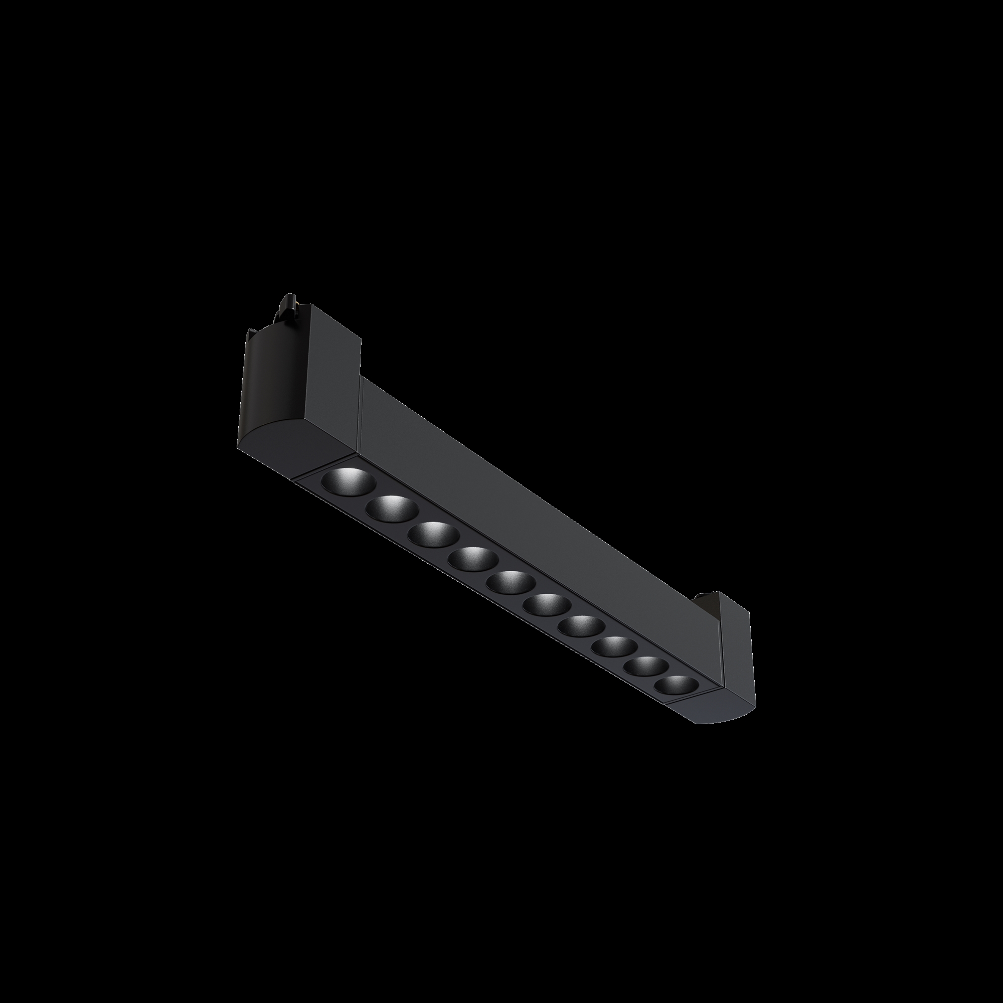 TR010-1-10W3K-M-B spot qara alüminium 10W 57mm