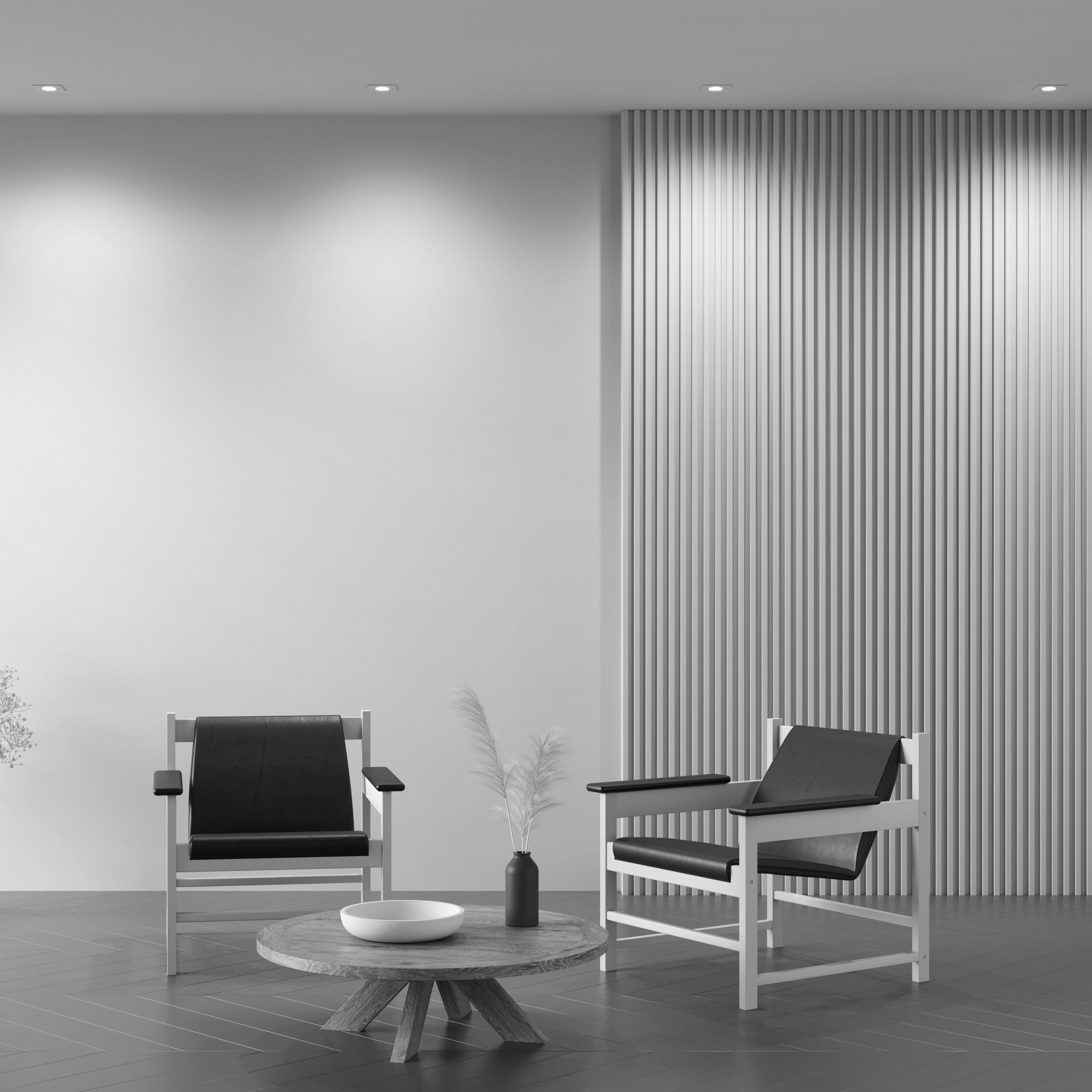 DL024-2-01W Spot ağ metal 1X10Vt 126/126mm Metal Modern