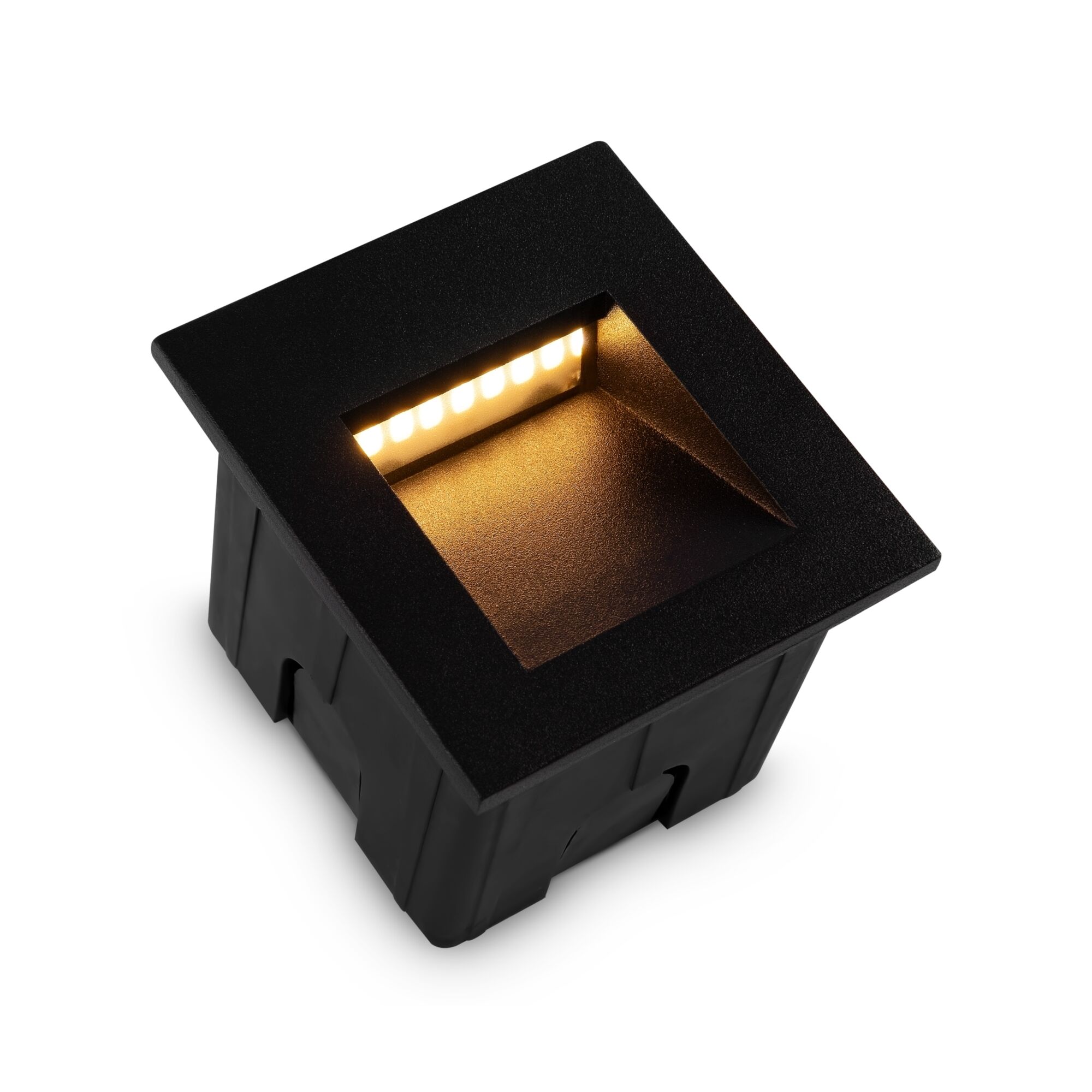 O038-L3B Spot qara alüminium 1X3Vt 5/68/63X63mm ARCA