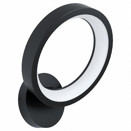 99028 Divar işığı polad ağ-qara polimer 1X16Vt 31/20/27 MARGHERA-C
