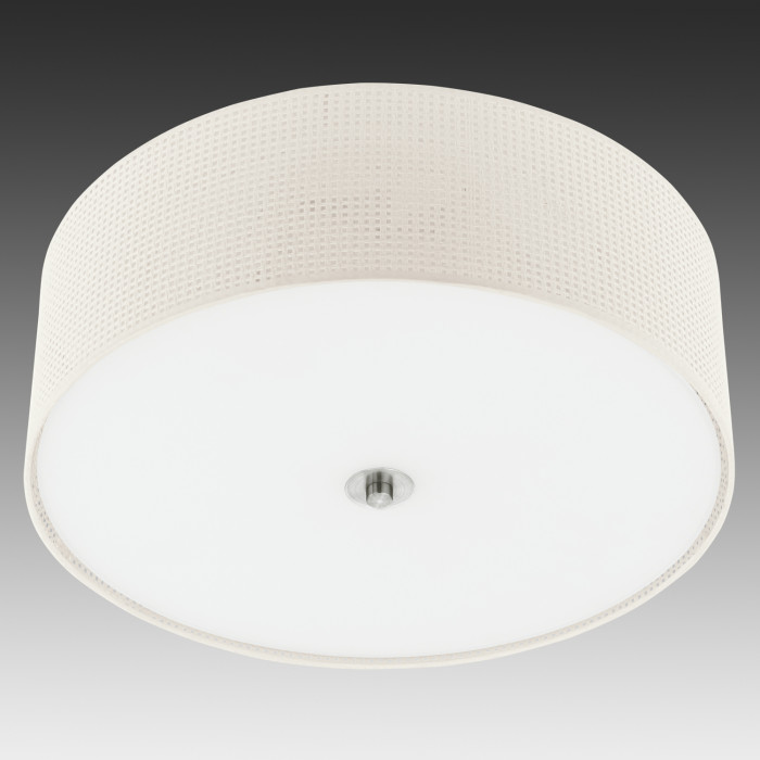 91282 tavan işığı ağ parça şüşə 3x60W 48sm