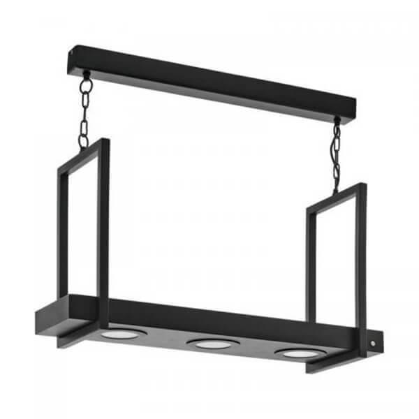 39299 Çilçıraq qara polad 3X5W;6W 110sm CALAMONA