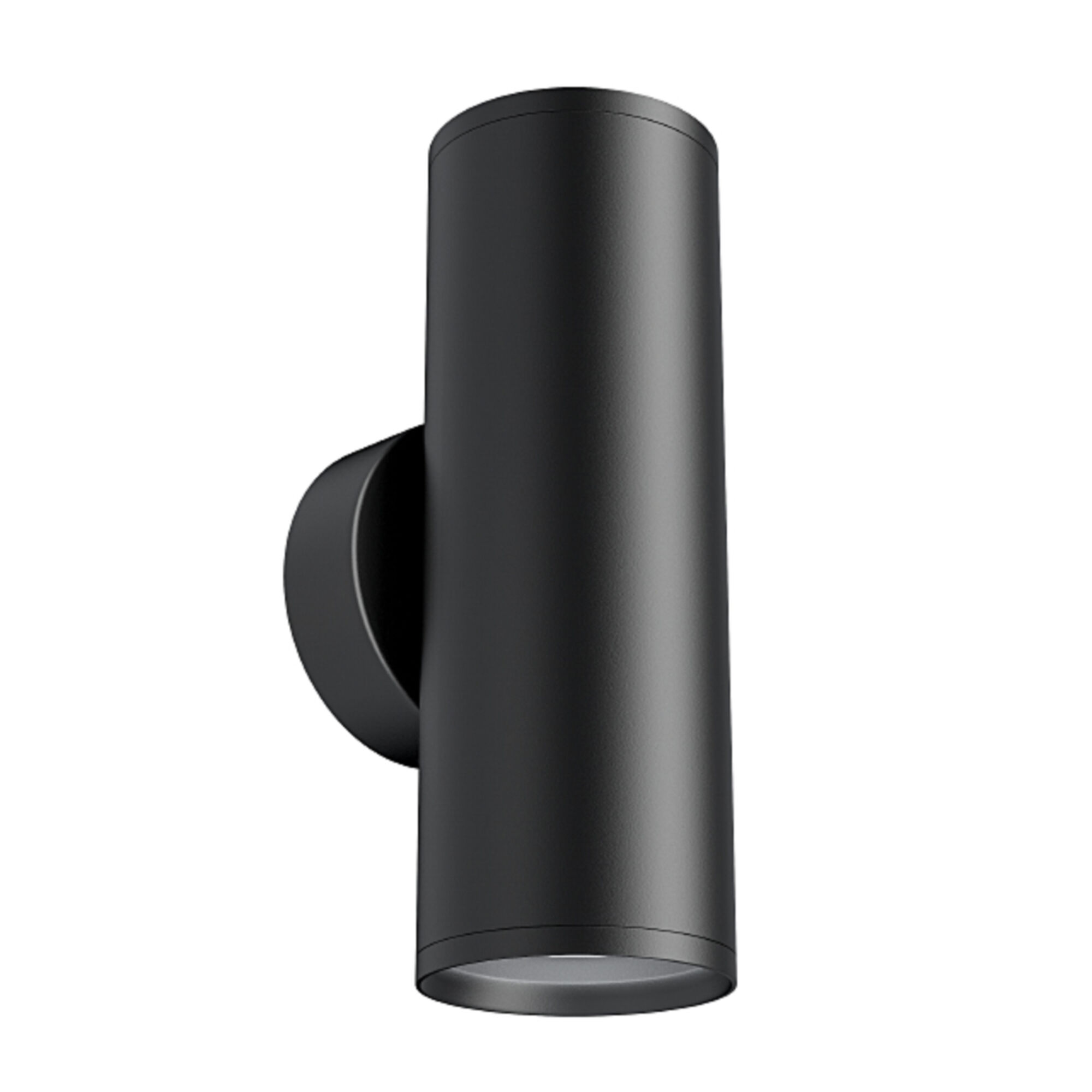 C068WL-02B Divar işığı qara alüminium 2X10Vt 15/7/6sm FOCUS S