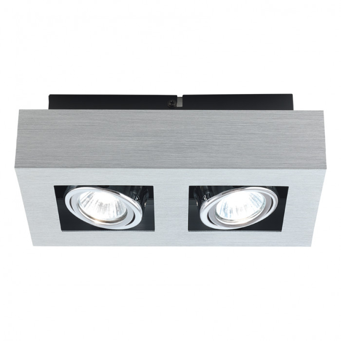 89076 tavan işığı alüminium metal 2x35W  9/25/14sm