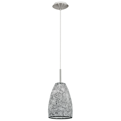89585 çilçıraq bəzəkli mat ağ şüşə 1x60W 1100mm