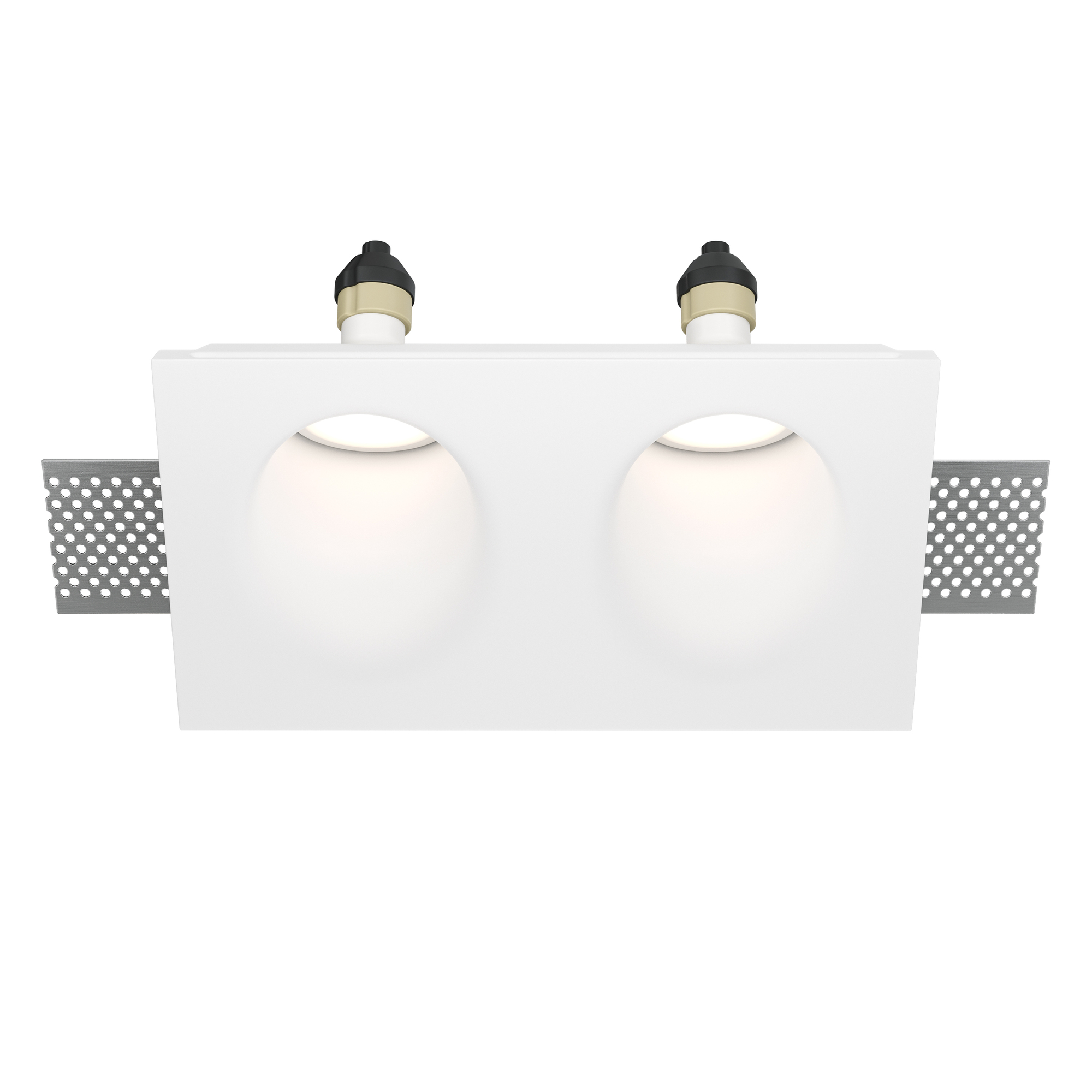 DL002-1-02-W Spot ağ alçı 3X35Vt 230/120mm Gyps Modern