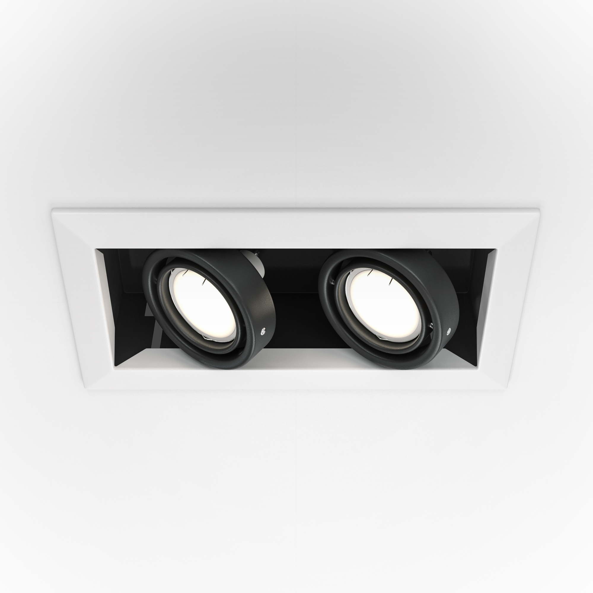 DL008-2-02-W Spot ağ metal 2X10Vt 245/125mm Metal Modern