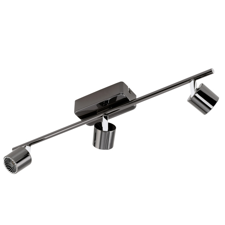 94723 Divar tavan işığı alüminium nikel xrom qara 3X15Vt 58/7 MAURANO