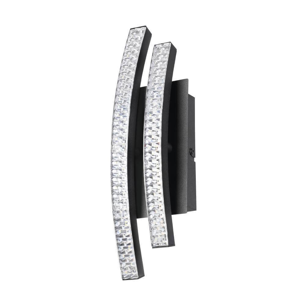 99803 Divar işığı qara polad 8W 285mm LEJIAS