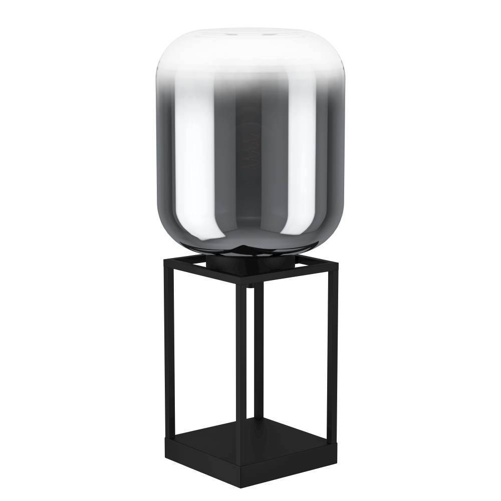 39988 Stolüstü lampa qara polad qara şəffaf şüşə 1X40W 59sm BULCIAGO