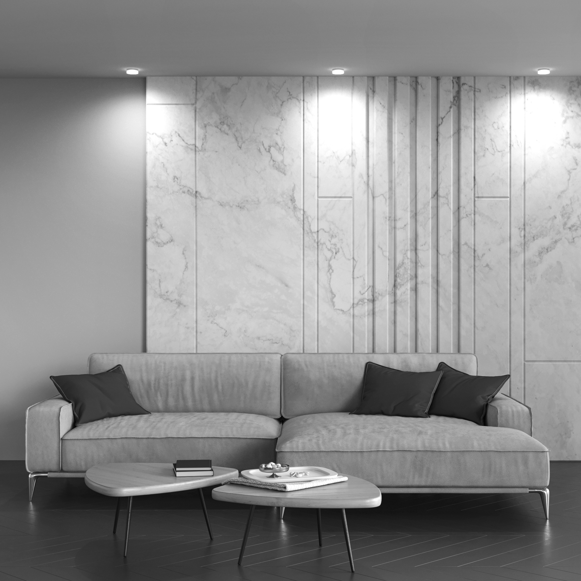 DL046-01W Spot ağ akril 1X10Vt d78mm PAULİNE