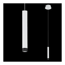 93745 Təkli asqı lampa polad ağ 1X5W 50/110/13sm RAPARO