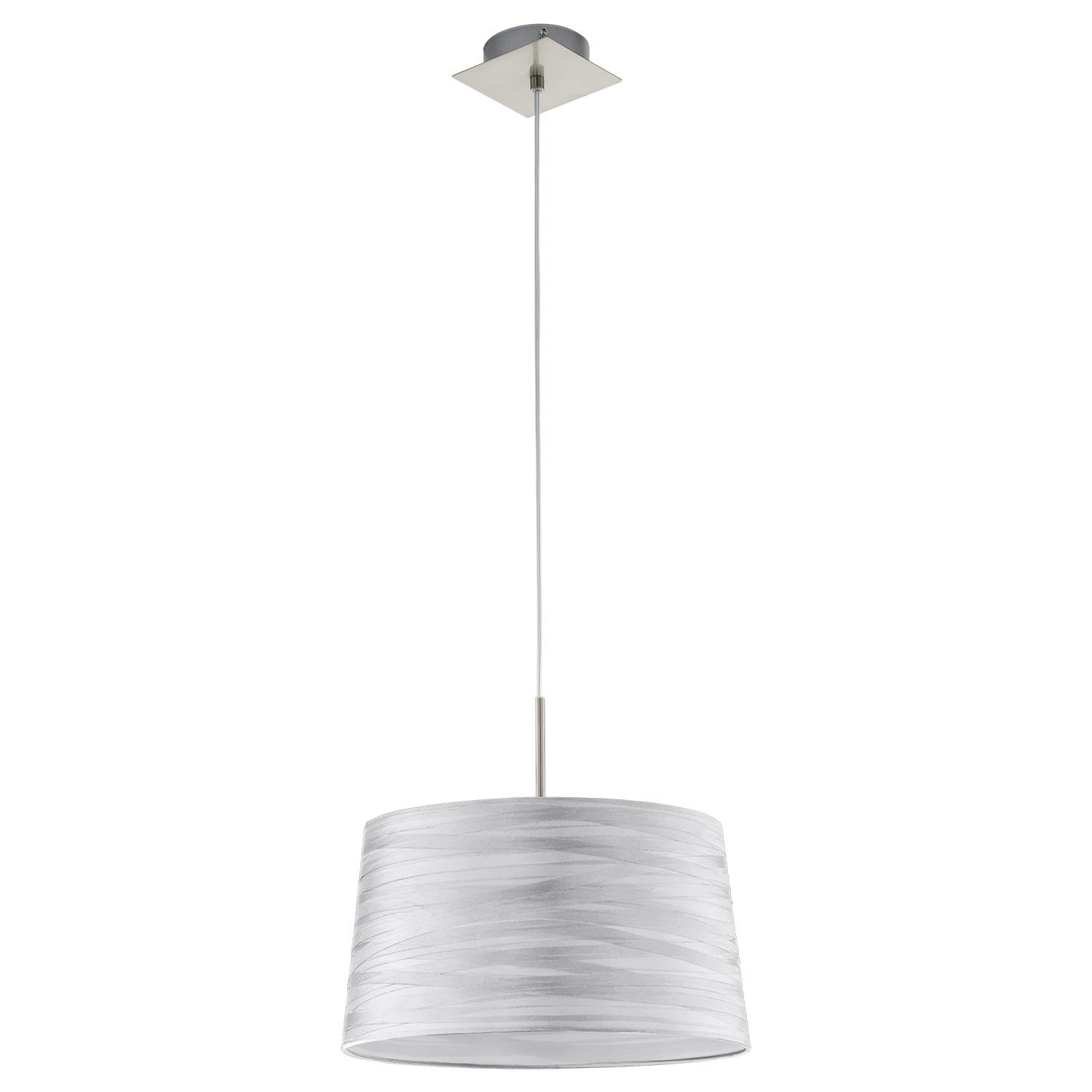 94307 Çilçıraq təkli polad mat nikel 1X60Vtİ(E27) 110sm FONSEA