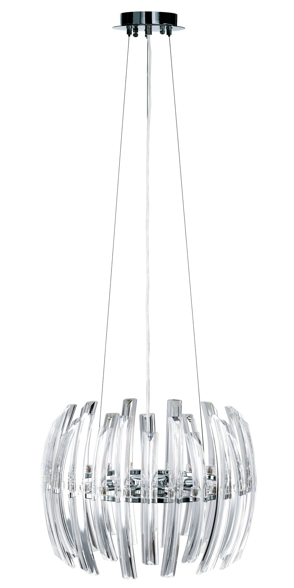89205 Çilçıraq xrom metal xrustal şəffaf şüşə 3X33Vt 110/80sm Eglo Drifter
