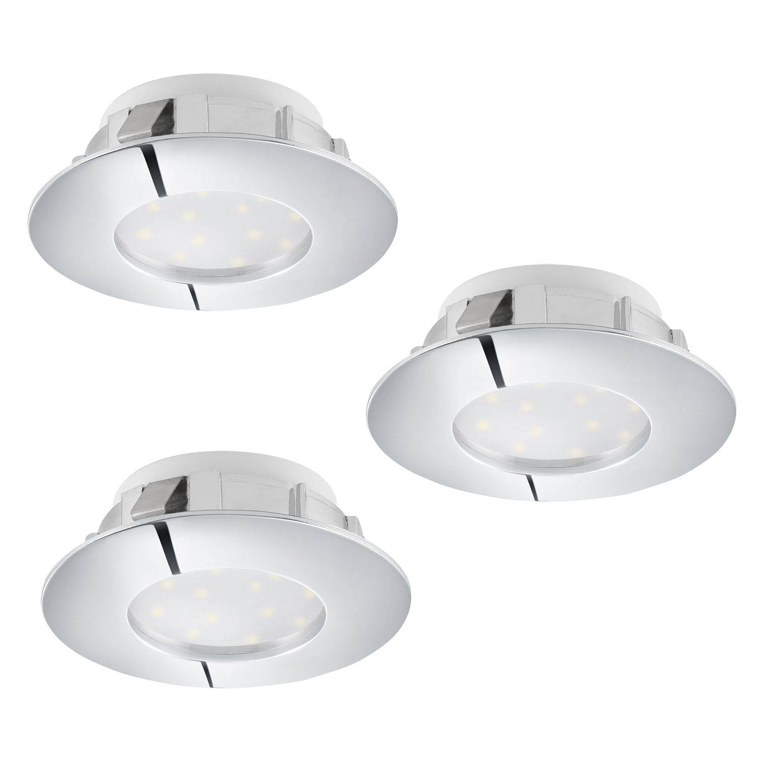 95808 Spot plastik xrom 3х6W 7,8/7,8/6/3,5sm PINEDA