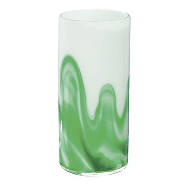 87686 stolüstü lampa ağ yaşıl şüşə 1x60W  EMPORI