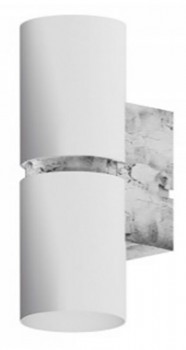 95368 Divar lampası ağ xrom 2X3,3W (GU10 LED) PASSA