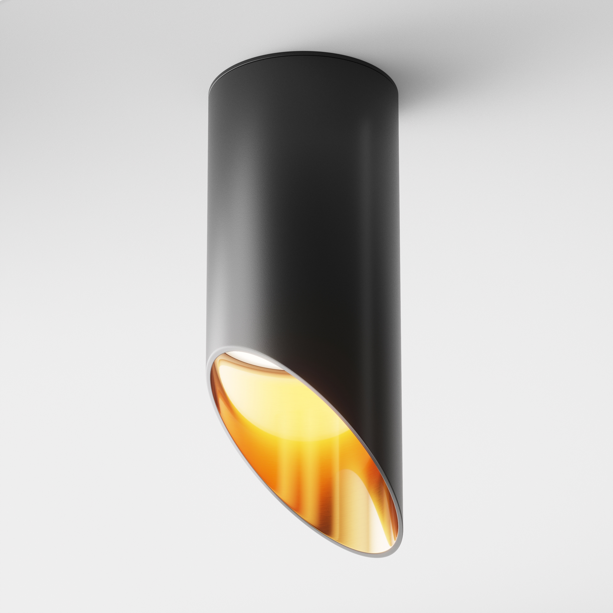 C044CL-01-15GU10-B Spot qara qızılı 1X10W 6cm LİPARİ