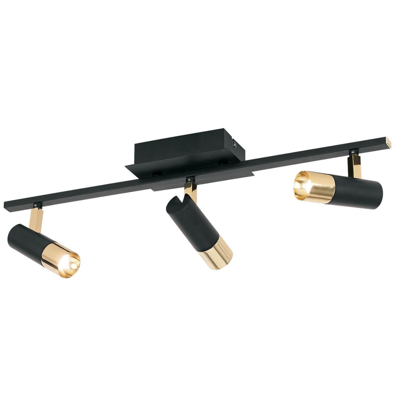 39146 Tavanüstü lampa polad alüminium qara 3X5Vt 10/58sm TOMARES