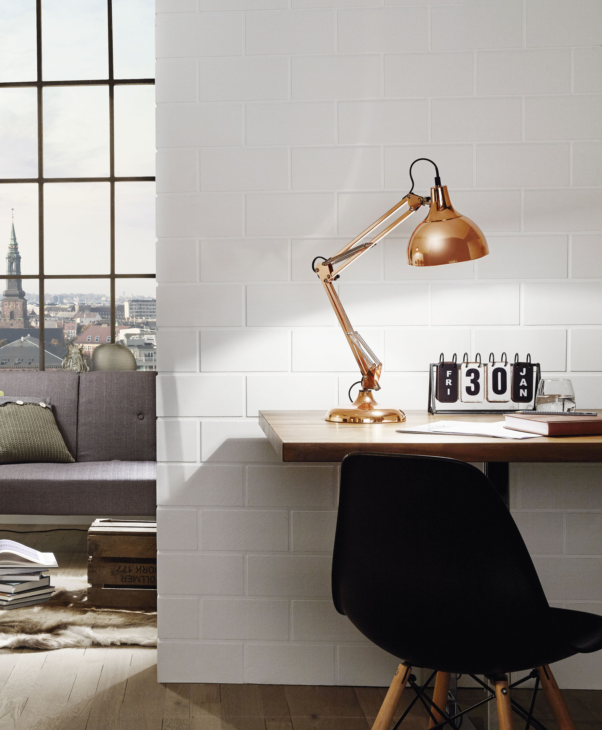 94704 Stolüstü lampa bal rəngi 1X60Vt(E27) 71/40/19 BORGILLIO