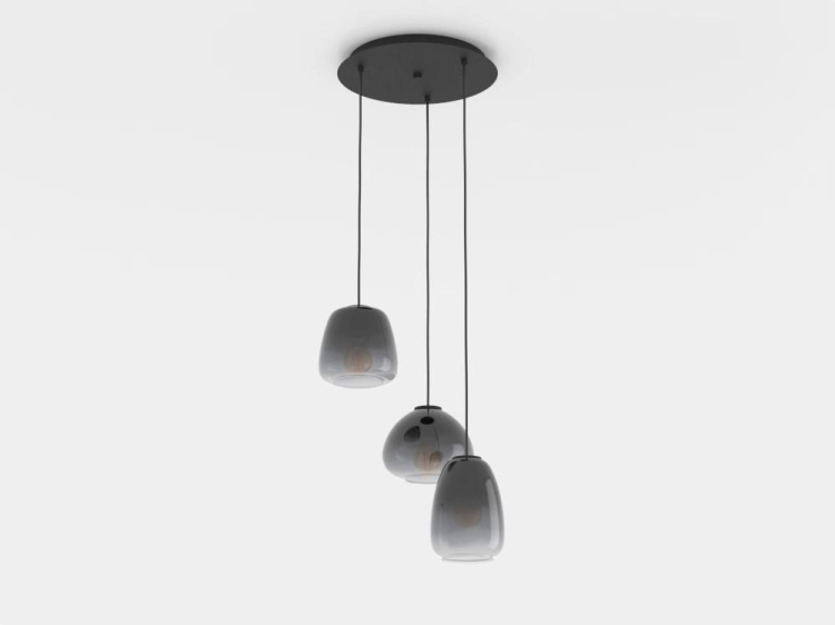 900196 Çilçıraq black/black-grey-transparent