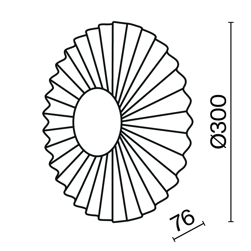 MOD233WL-L11BS3K Fiore Divar İşığı