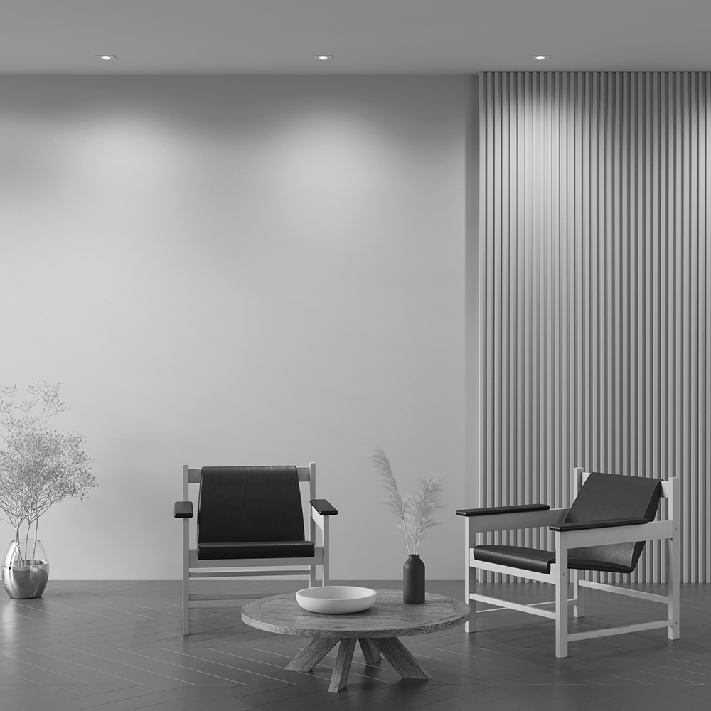 DL024-2-01W Spot ağ metal 1X10Vt 126/126mm Metal Modern