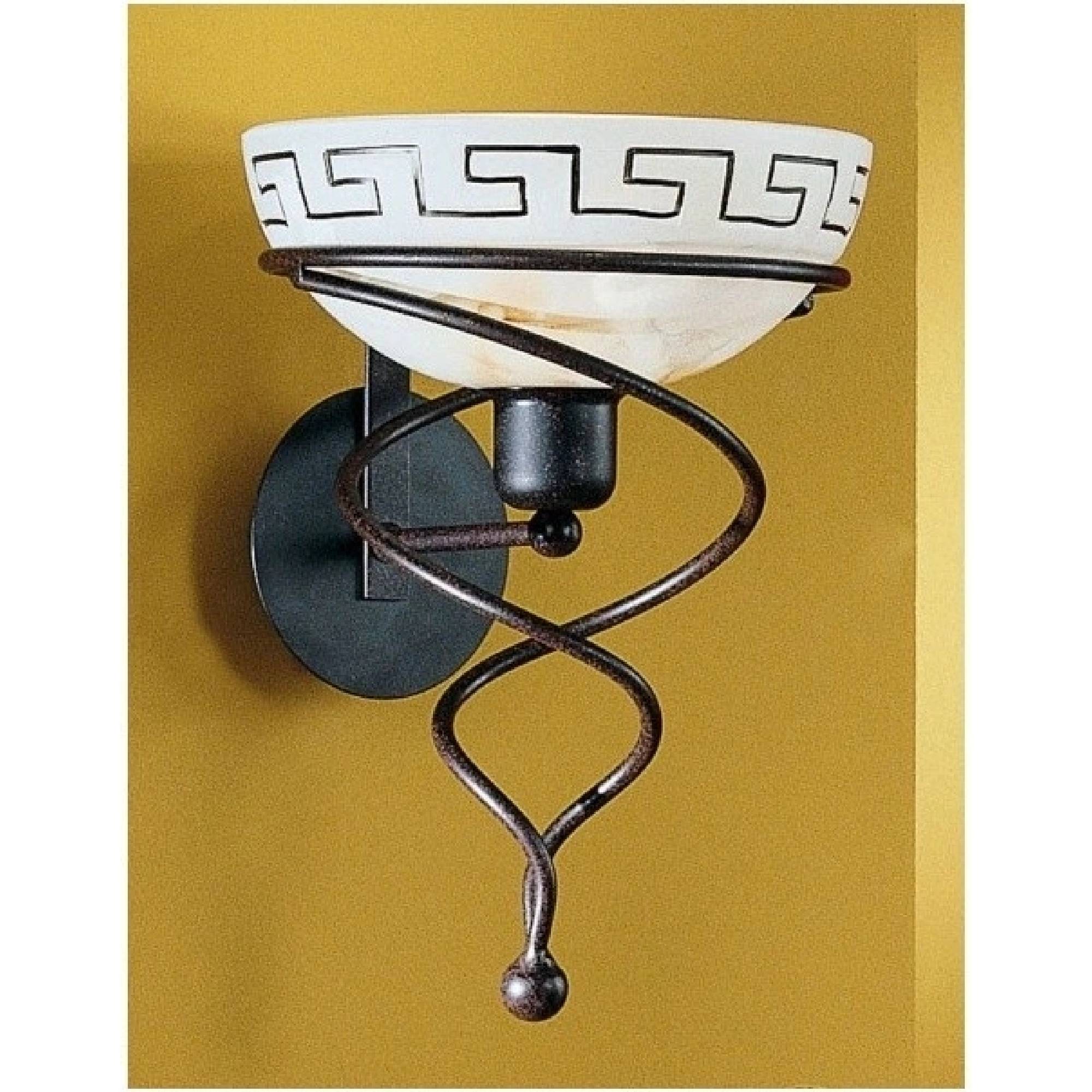 50574 Divar işığı qəhvəyi polad 1X60W 315mm OLYMP 1