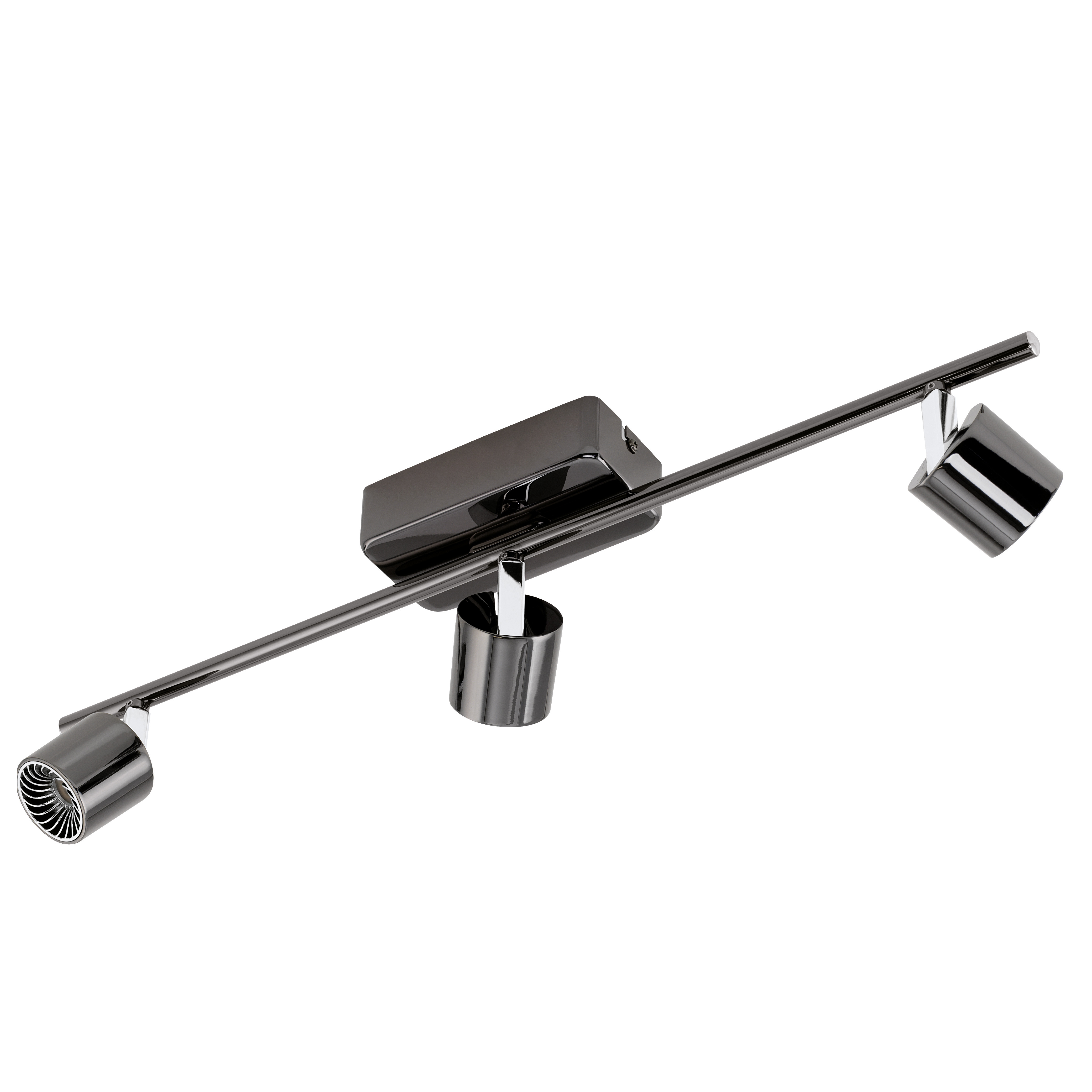 94723 Divar tavan işığı alüminium nikel xrom qara 3X15Vt 58/7 MAURANO