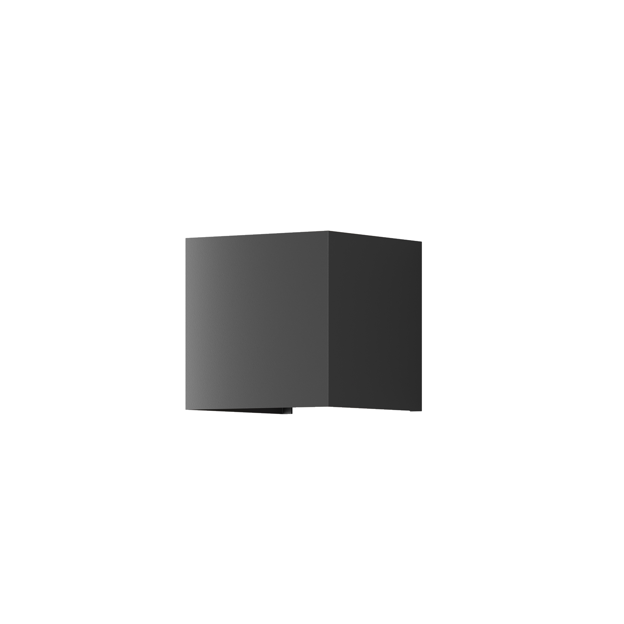 O572WL-L20B3K Çöl divar işığı qara alüminium 1X20Vt 15/15/15sm FULTON