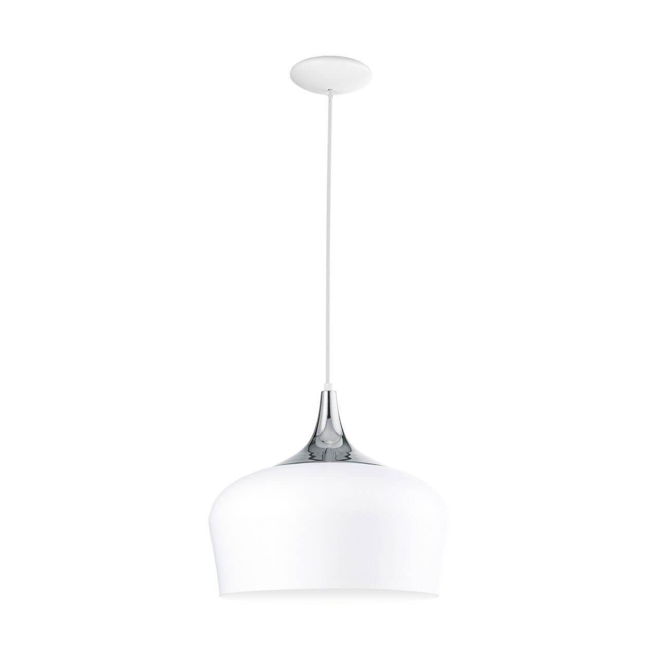 95384 Təkli asqı lampa latun ağ xrom 1X60W (E27) OBREGON