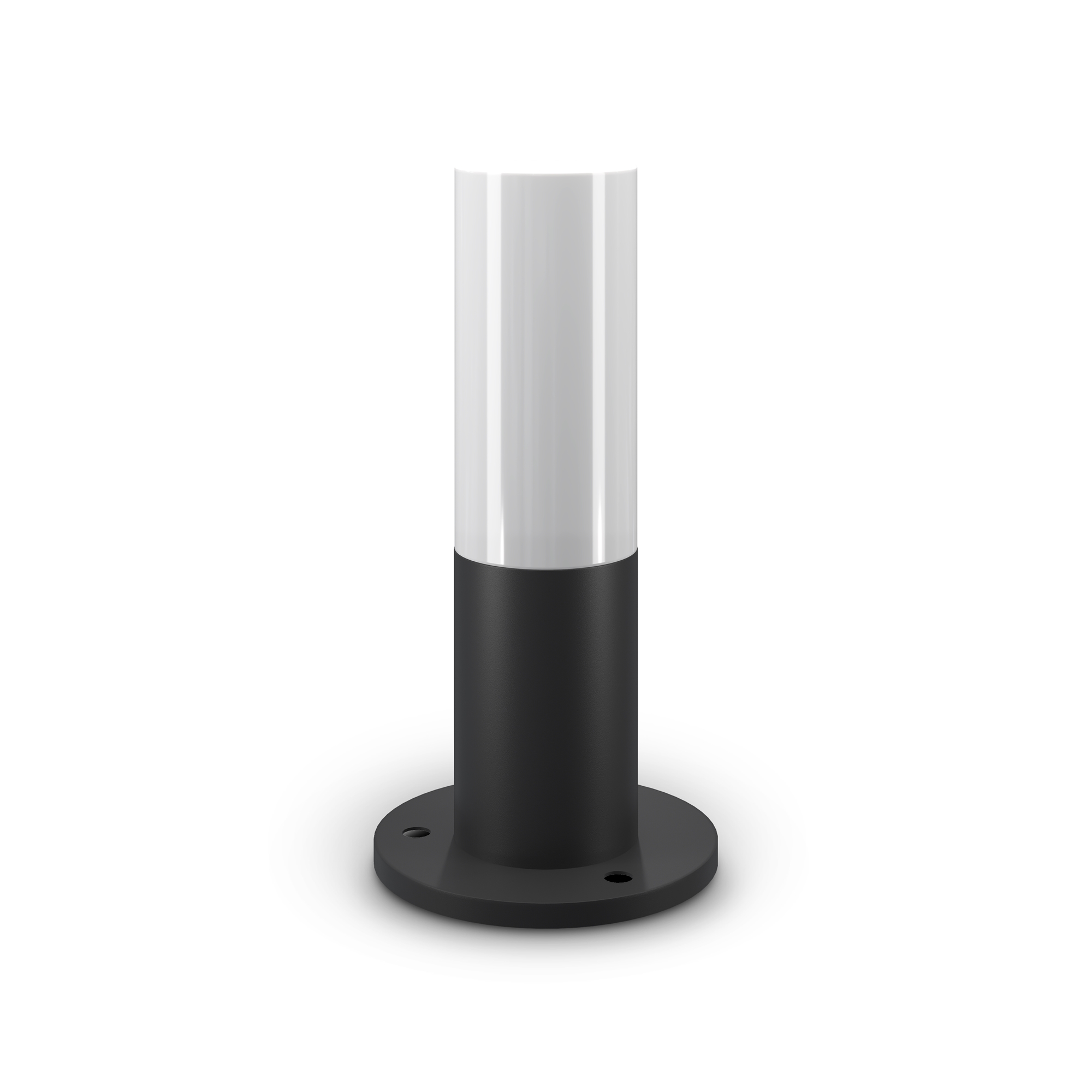 O418FL-01B Çöl yer lampası qara metal ağ polimer 1X60Vt 30/13/13sm WİLLİS