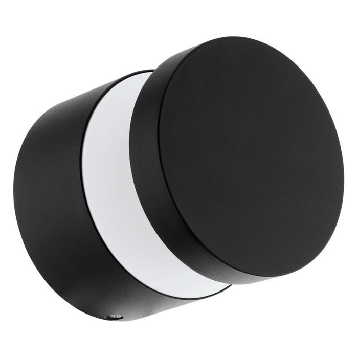 97303 Çöl divar işığı alüminium qara 1X11W (LED) , Ø135, H130 MELZO