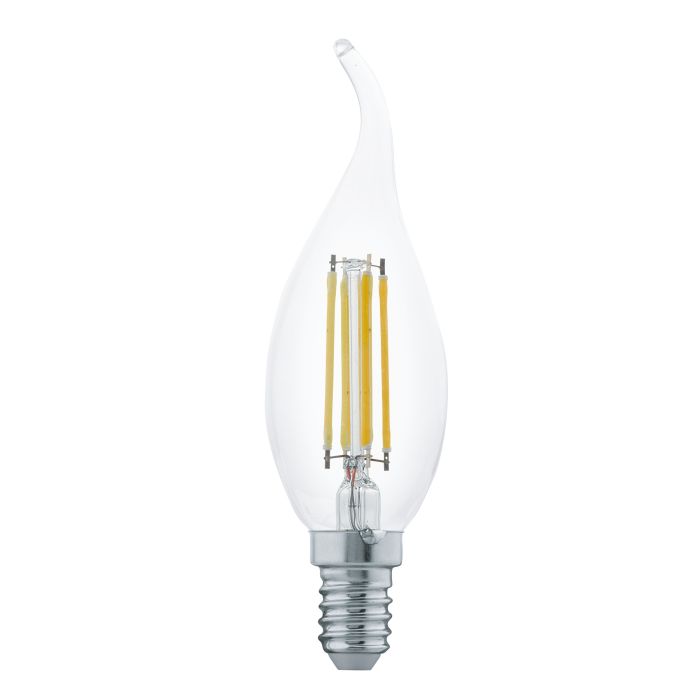 11497 E14 lampa şəffaf şüşə 4W, 2700K, 350 Lm, 12.1/3.5 cm