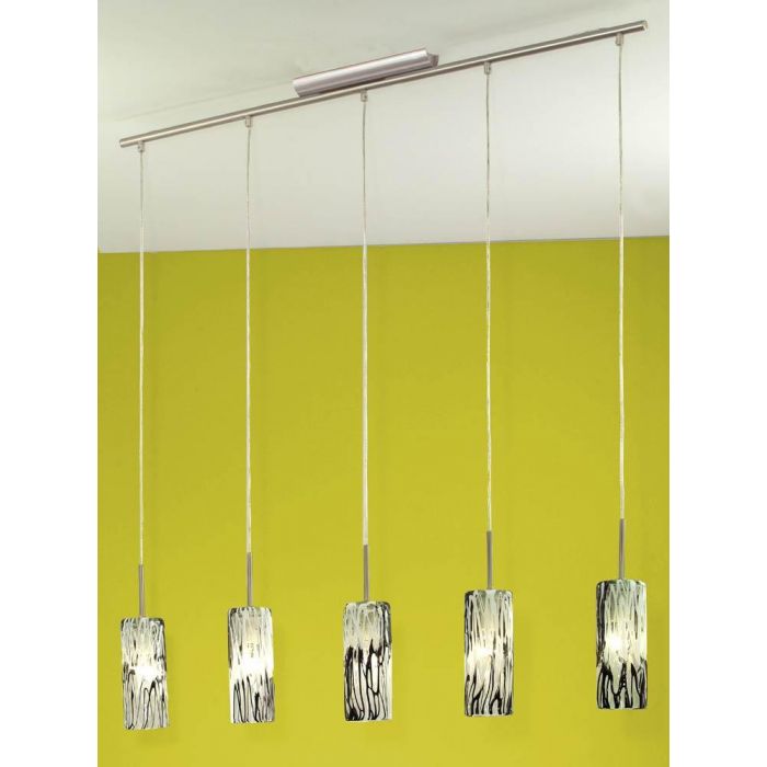 87546 çilçıraq ağ şüşə 5x40W 110sm TOGO