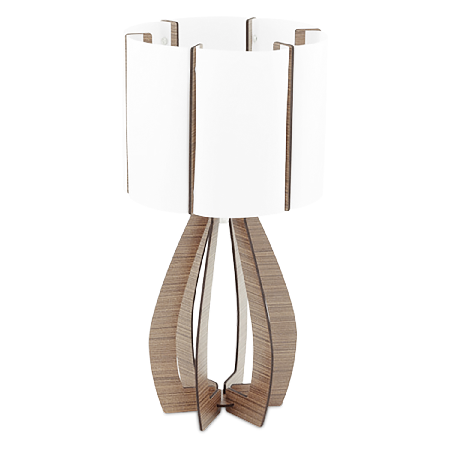 94955 stolüstü lampa qəhvəyi polimer taxta 60W 45sm COSSANO