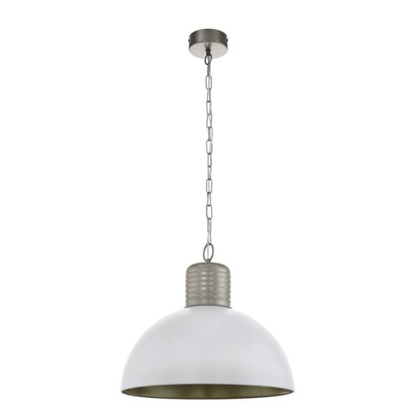 49105 Təkli asqı lampa boz metal 1X60W 149/D53sm COLDRIDGE