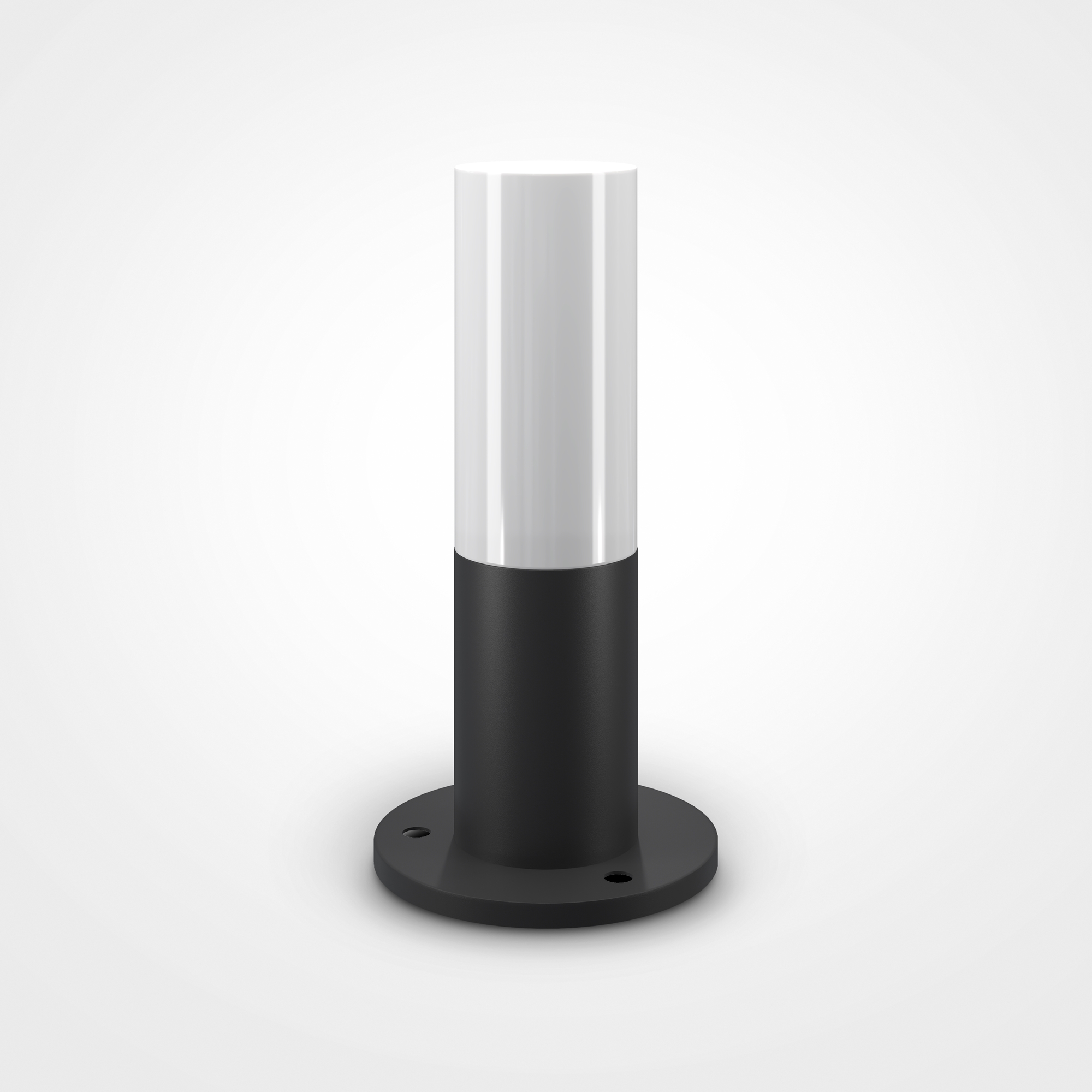 O418FL-01B Çöl yer lampası qara metal ağ polimer 1X60Vt 30/13/13sm WİLLİS