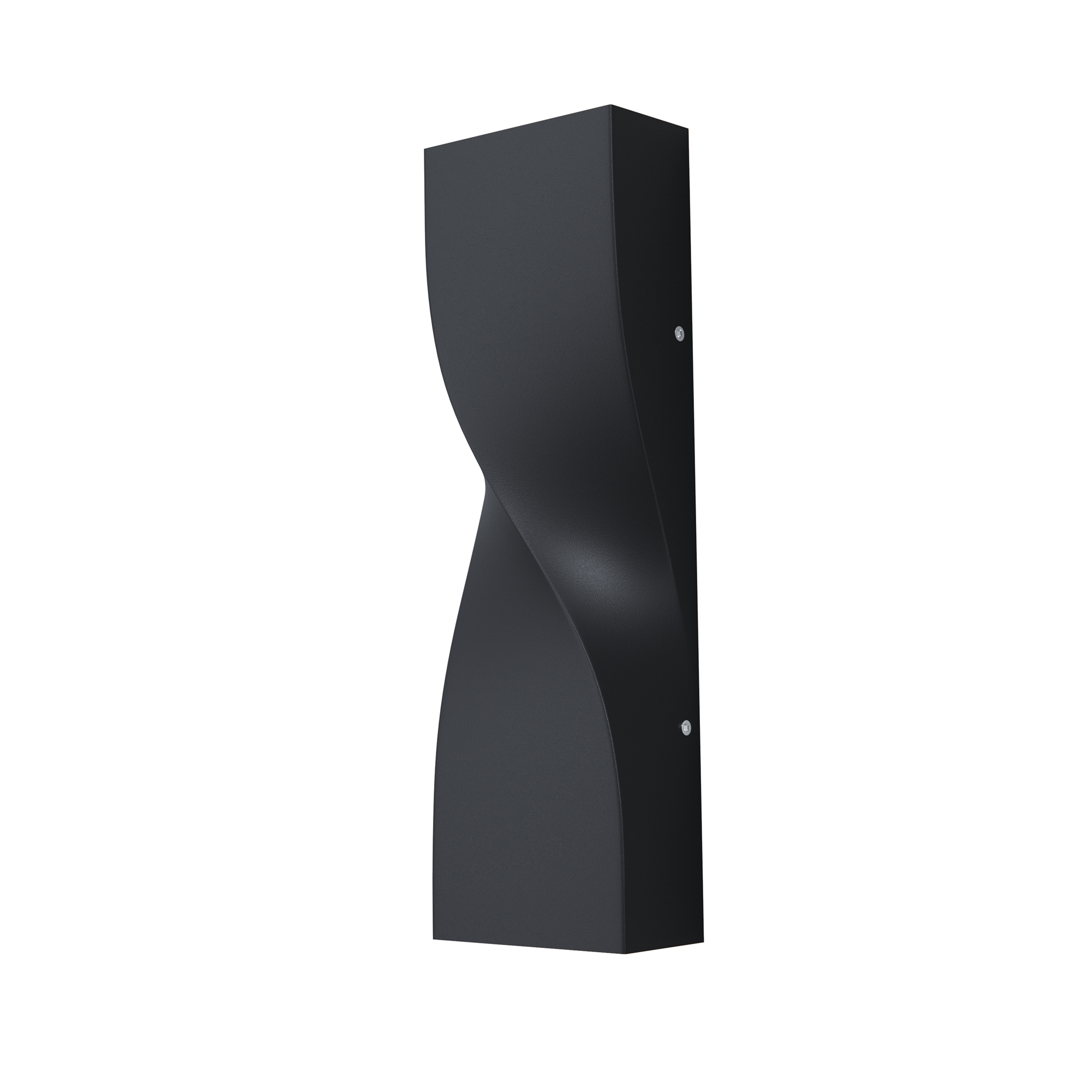 O040WL-L11B3K Çöl divar işığı qara alüminium 1X11W 4/26/8sm TWIST