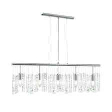 85303 çilçıraq şəffaf kristal 5x60W 110 / 97sm VİTORİA