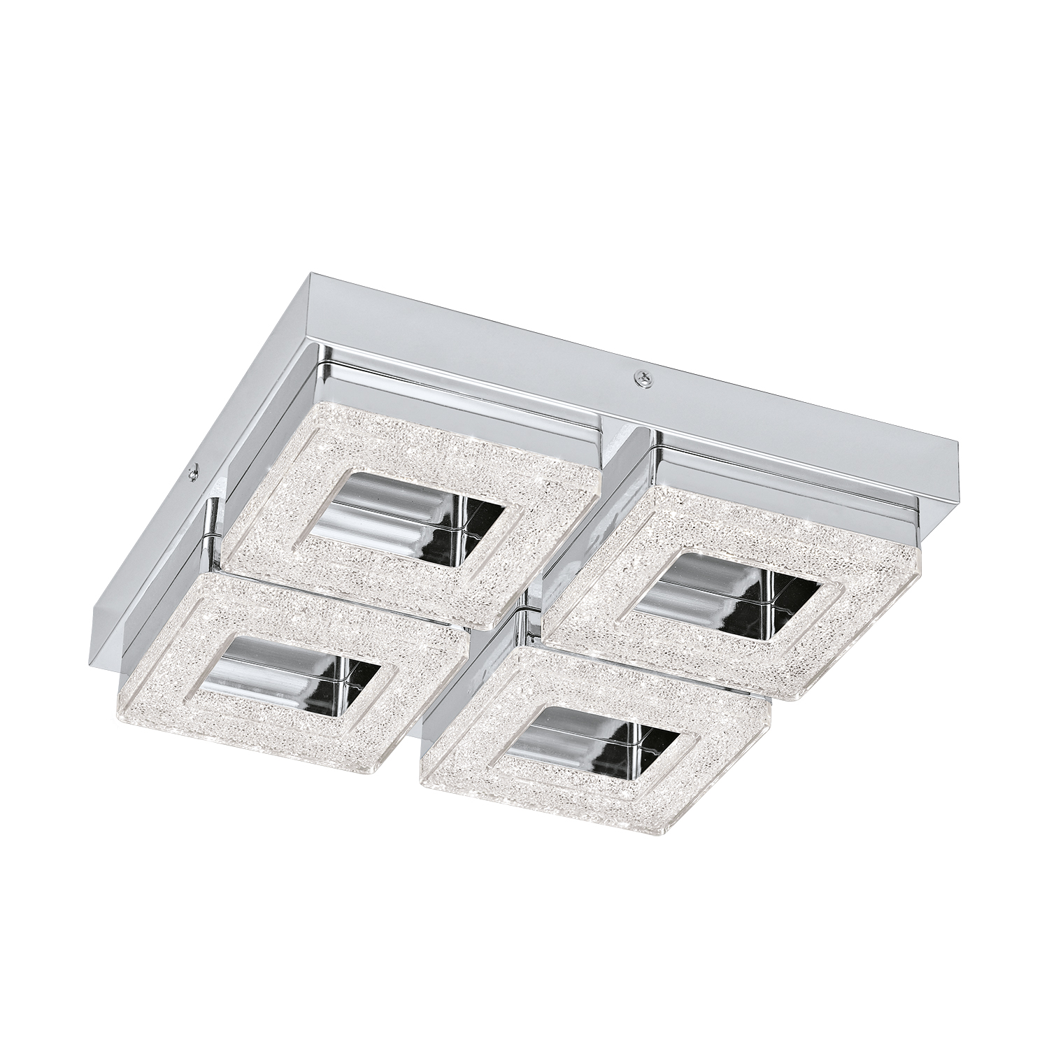 95657 Tavanüstü çilçıraq polad xrom 4X4W (LED) FRADELO