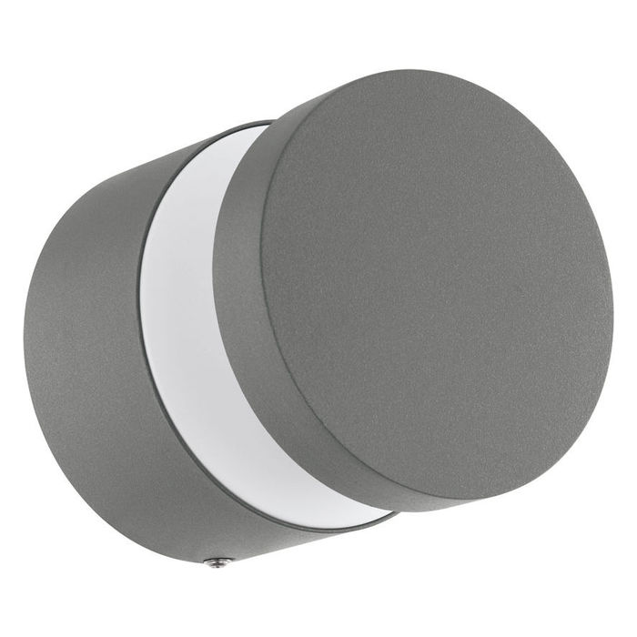 97301 Çöl divar işığı alüminium boz 1X11W (LED) , Ø135, H130 MELZO