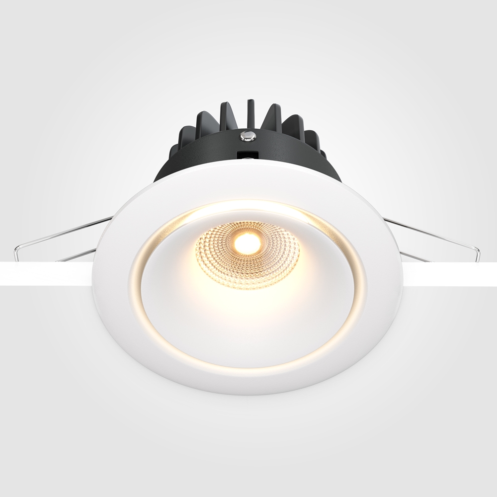 DL031-2-L12W Spot qara alüminium 1X12Vt 85mm YİN