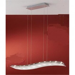 88205 çilçıraq ağ şüşə 10x20W 1100mm