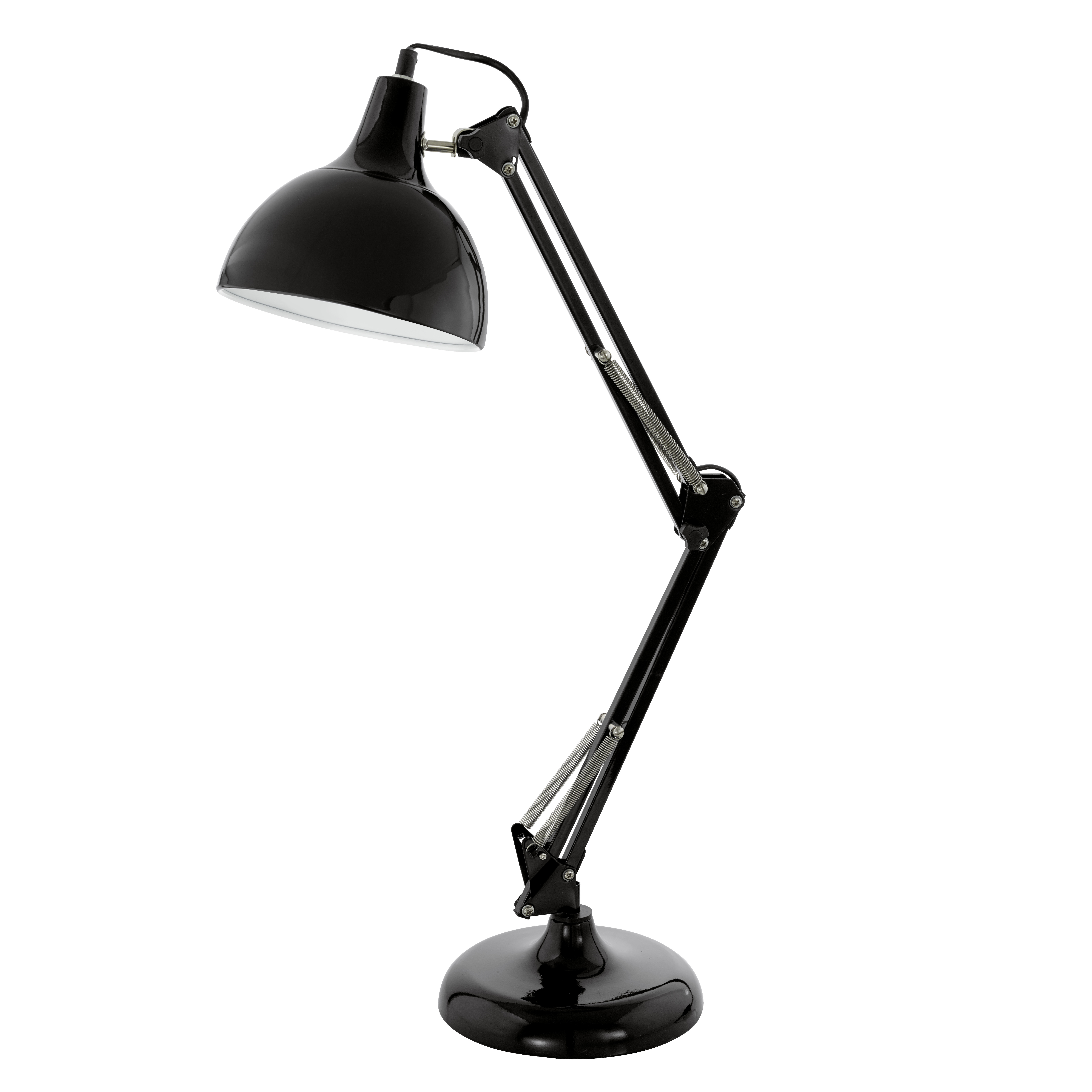 94697 Stolüstü lampa polad qara 1X60Vt(E27) 71/40/19 BORGILLIO