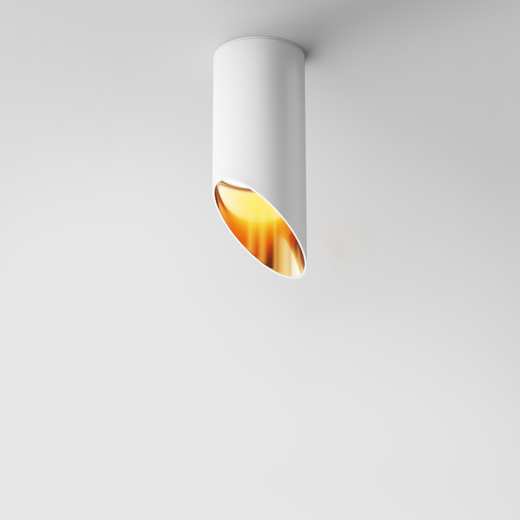C044CL-01-15GU10-W Spot ağ qızılı 1X10W 6cm LİPARİ