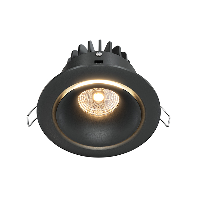 DL031-2-L12B Spot qara alüminium 1X12Vt 85mm YİN
