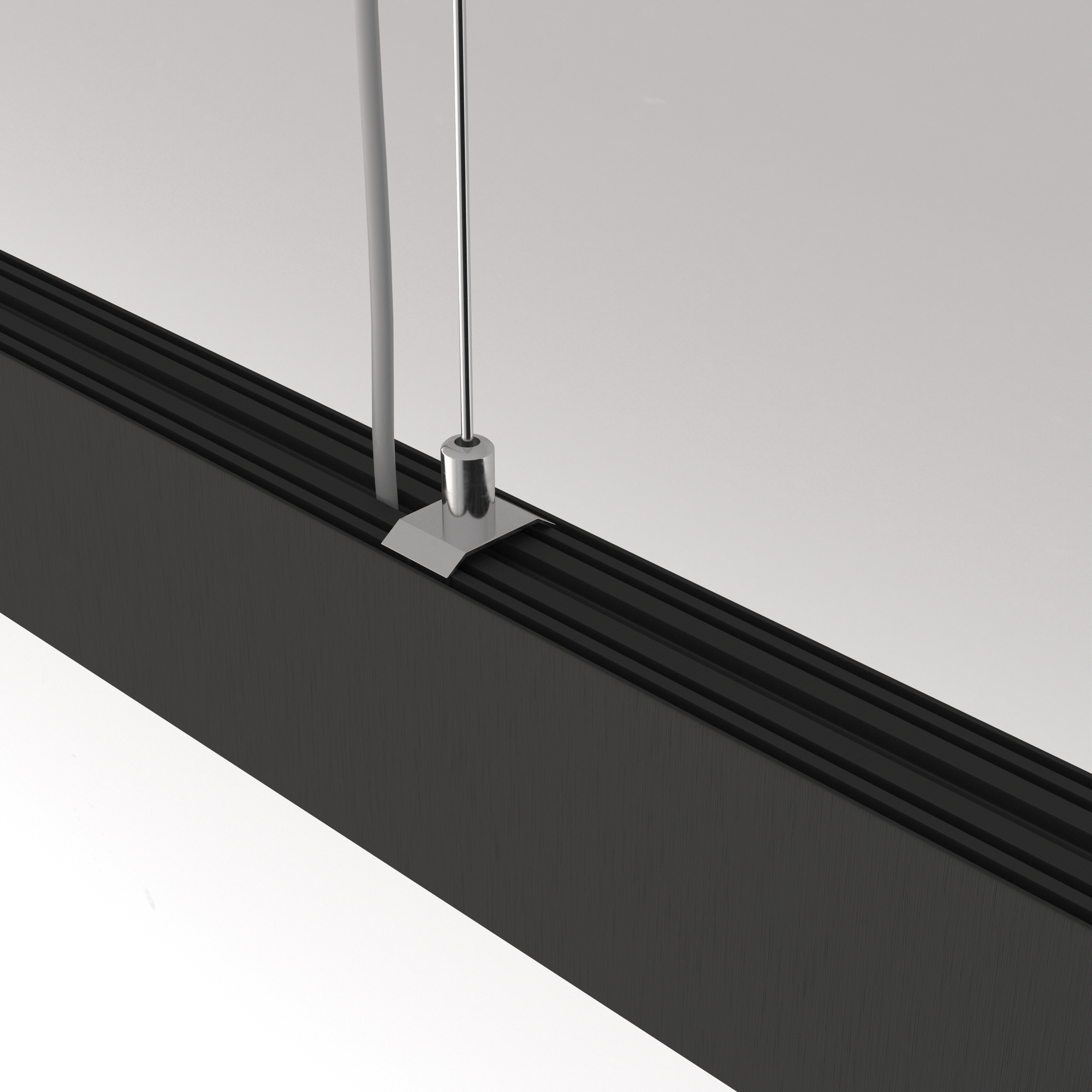 P051PL-L40B4K Çilçıraq qara alüminium 1X40Vt 8/28/208sm VİNDER
