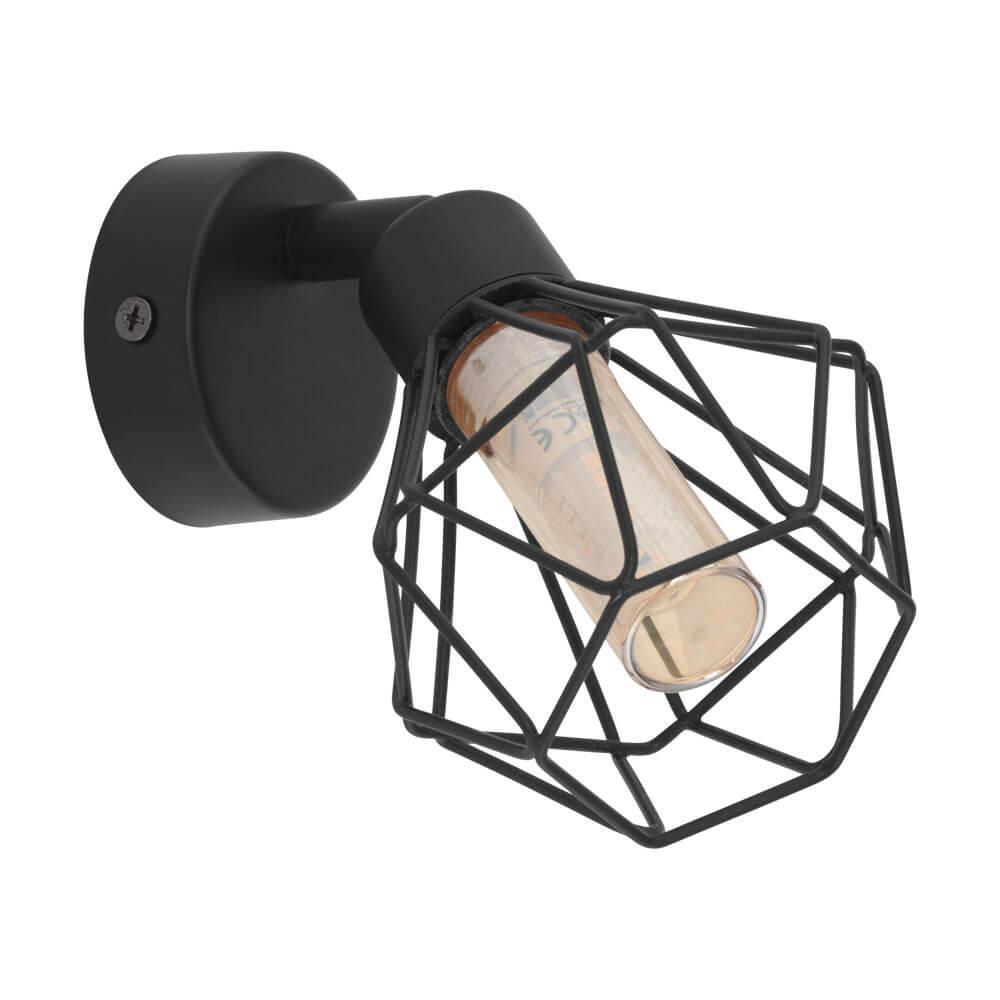 32765 Divar işığı qara metal 3W 6sm ZAPATA