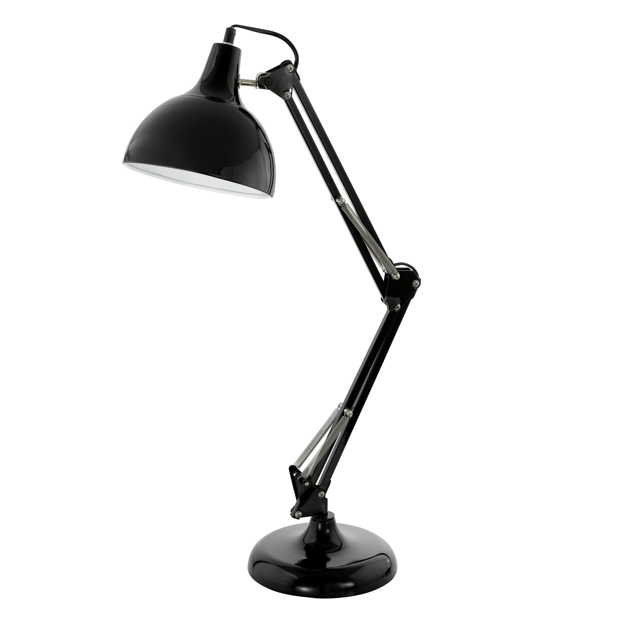 94697 Stolüstü lampa polad qara 1X60Vt(E27) 71/40/19 BORGILLIO
